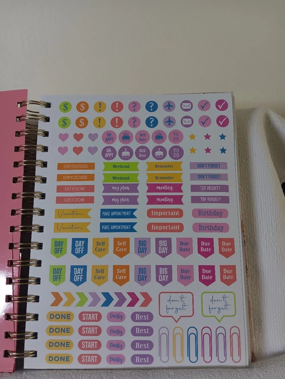 Lilagrace Floral Monthly-Weekly Planner